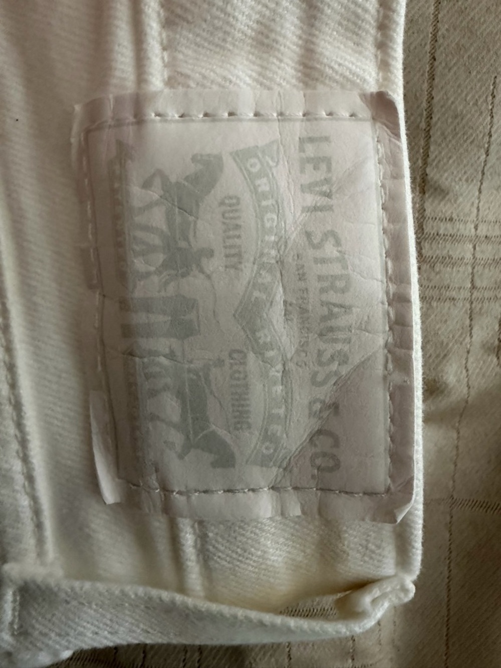 Levi's White High Rise Women’s Jeans